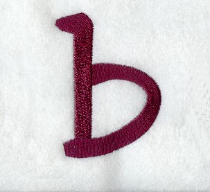 Casual Serif Lower Case Letter b (3 Inch)