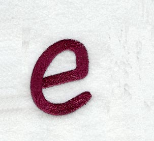 Casual Serif Lower Case Letter e (3 Inch)