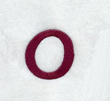 Casual Serif Lower Case Letter o (3 Inch)