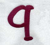 Casual Serif Lower Case Letter q (3 Inch)