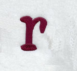 Casual Serif Lower Case Letter r (3 Inch)