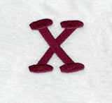 Casual Serif Lower Case Letter x (3 Inch)