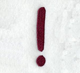 Casual Serif Exclamation Point (3 Inch)