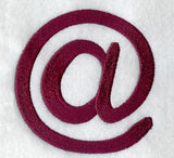 Casual Serif At Sign (3 Inch)