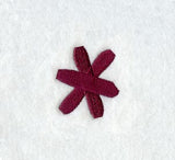 Casual Serif Asterisk (3 Inch)