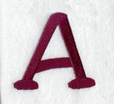 Casual Serif Letter A (3 Inch)