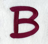 Casual Serif Letter B (3 Inch)
