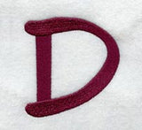 Casual Serif Letter D (3 Inch)