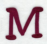 Casual Serif Letter M (3 Inch)
