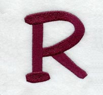 Casual Serif Letter R (3 Inch)