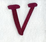Casual Serif Letter V (3 Inch)