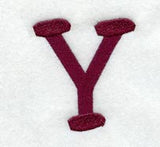 Casual Serif Letter Y (3 Inch)