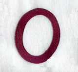 Casual Serif Number 0 (3 Inch)