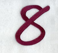 Casual Serif Number 8 (3 Inch)