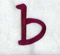 Casual Serif Lower Case Letter b (3 Inch)