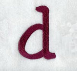 Casual Serif Lower Case Letter d (3 Inch)