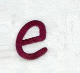 Casual Serif Lower Case Letter e (3 Inch)