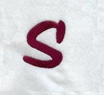 Casual Serif Lower Case Letter s (3 Inch)