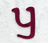 Casual Serif Lower Case Letter y (3 Inch)