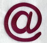 Casual Serif At Sign (3 Inch)