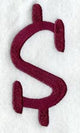 Casual Serif Dollar Sign (3 Inch)