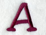 Casual Serif Letter A (3 Inch)