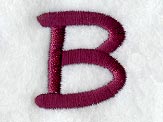Casual Serif Letter B (3 Inch)