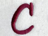 Casual Serif Letter C (3 Inch)