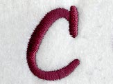 Casual Serif Letter C (3 Inch)