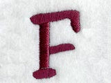 Casual Serif Letter F (3 Inch)