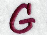 Casual Serif Letter G (3 Inch)