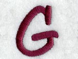 Casual Serif Letter G (3 Inch)