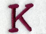 Casual Serif Letter K (3 Inch)