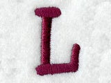 Casual Serif Letter L (3 Inch)