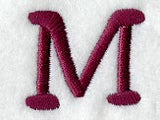 Casual Serif Letter M (3 Inch)