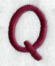 Casual Serif Letter Q (3 Inch)
