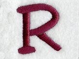 Casual Serif Letter R (3 Inch)