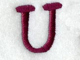Casual Serif Letter U (3 Inch)