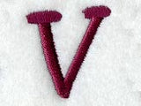 Casual Serif Letter V (3 Inch)