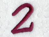 Casual Serif Number 2 (3 Inch)