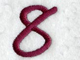 Casual Serif Number 8 (3 Inch)