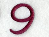 Casual Serif Number 9 (3 Inch)