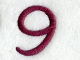 Casual Serif Number 9 (3 Inch)