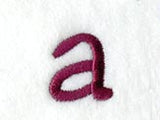 Casual Serif Lower Case Letter a (3 Inch)
