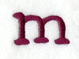 Casual Serif Lower Case Letter m (3 Inch)