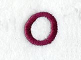 Casual Serif Lower Case Letter o (3 Inch)