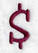 Casual Serif Dollar Sign (3 Inch)