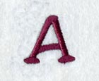 Casual Serif Letter A (3 Inch)