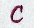 Casual Serif Letter C (3 Inch)