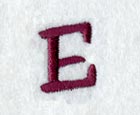 Casual Serif Letter E (3 Inch)